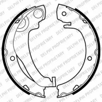 Комлект тормозных накладок DELPHI LS2020