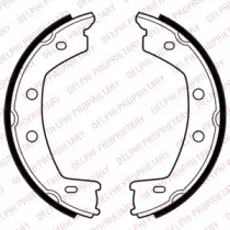 Комплект тормозных колодок, стояночная тормозная система DELPHI LS2030