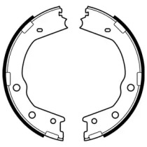 Комплект тормозных колодок, стояночная тормозная система DELPHI LS2067