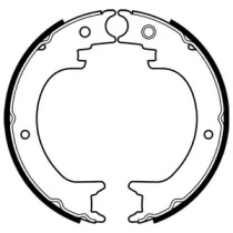 Комлект тормозных накладок DELPHI LS2082