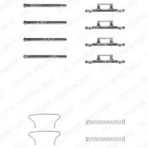 Комплектующие, колодки дискового тормоза DELPHI LX0025