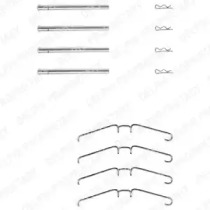 Комплектующие, колодки дискового тормоза DELPHI LX0157