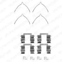 Комплектующие, колодки дискового тормоза DELPHI LX0206
