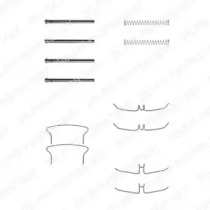 Комплектующие, колодки дискового тормоза DELPHI LX0277