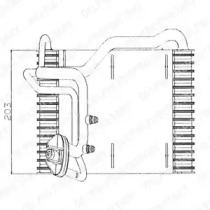 Испаритель DELPHI TSP0525005