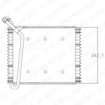 Испаритель, кондиционер DELPHI TSP0525010