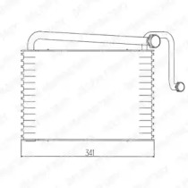 Испаритель, кондиционер DELPHI TSP0525014