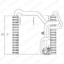 Испаритель, кондиционер DELPHI TSP0525018