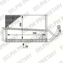 Испаритель, кондиционер DELPHI TSP0525175