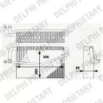 Испаритель, кондиционер DELPHI TSP0525188