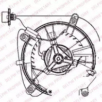 вентилятор DELPHI TSP0545027