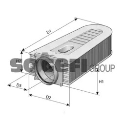 Фильтр TECNOCAR A2408