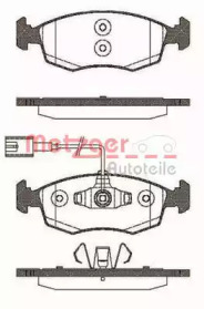 Комплект тормозных колодок METZGER 0172.52