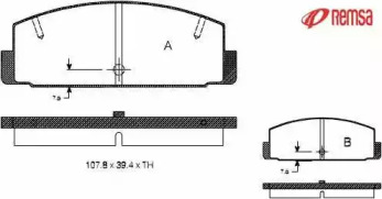 Комплект тормозных колодок METZGER 0179.10