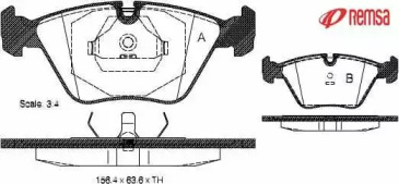 Комплект тормозных колодок METZGER 0270.10