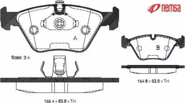 Комплект тормозных колодок METZGER 0270.25