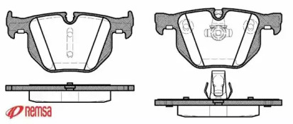 Комплект тормозных колодок METZGER 0381.60