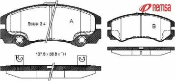 Комплект тормозных колодок METZGER 0425.32