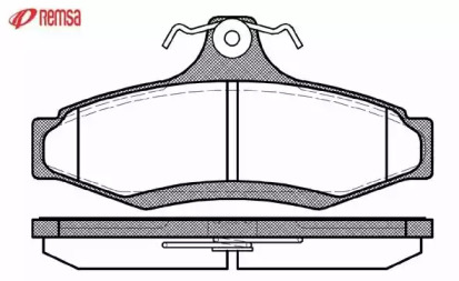 Комплект тормозных колодок METZGER 0646.10