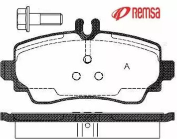 Комплект тормозных колодок METZGER 0650.00