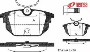 Комплект тормозных колодок METZGER 0692.00