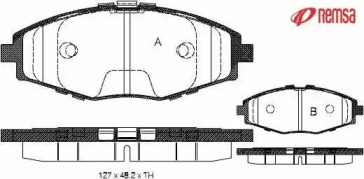 Комплект тормозных колодок METZGER 0696.00