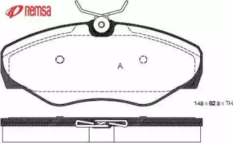 Комплект тормозных колодок METZGER 0834.00