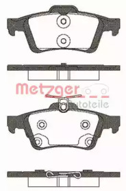 Комплект тормозных колодок METZGER 0842.70