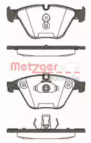 Комплект тормозных колодок METZGER 0857.20