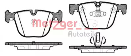 Комплект тормозных колодок METZGER 0892.20