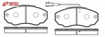 Комплект тормозных колодок METZGER 0960.01