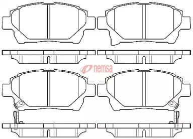 Комплект тормозных колодок METZGER 0971.12