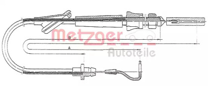 Трос METZGER 10.0921