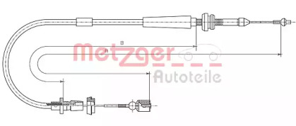 Трос METZGER 10.1011