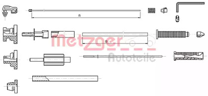 Трос METZGER 10.1179