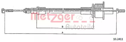 Трос METZGER 10.2411