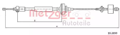 Трос METZGER 10.2890