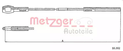 Трос METZGER 10.302