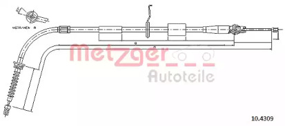 Трос METZGER 10.4309