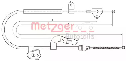 Трос METZGER 10.4510