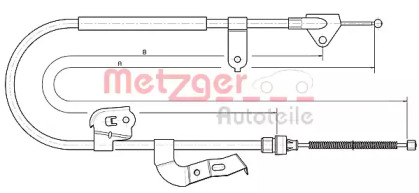 Трос METZGER 10.4511