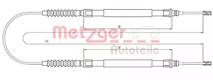 Трос METZGER 10.4724