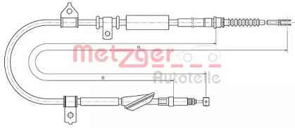 Трос METZGER 10.5238