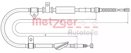 Трос METZGER 10.5239