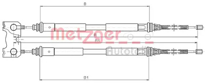 Трос METZGER 10.5355