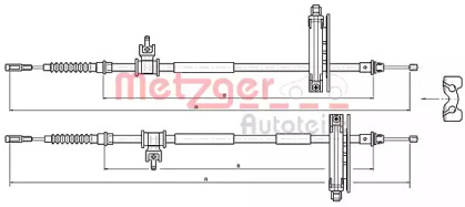 Трос METZGER 10.5359