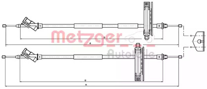 Трос METZGER 10.5361