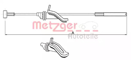 Трос METZGER 10.5363