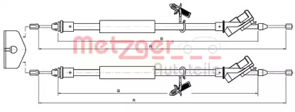 Трос METZGER 10.5367