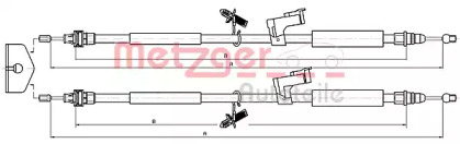 Трос METZGER 10.5368